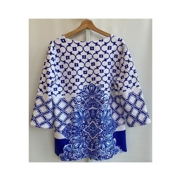 NWT sz 1 (8/10) Chico’s Travelers Collection Moroccan Crushed Jacket - Picture 5 of 8